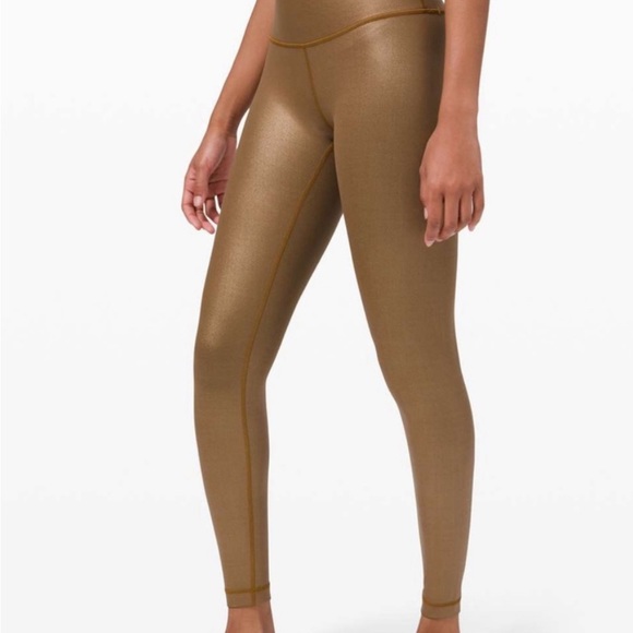 Lululemon Wunder Under High-Rise leggings - matte gold - Picture 6 of 12
